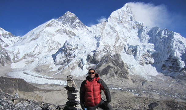 Francesco Rovetta at Mt. Everest
