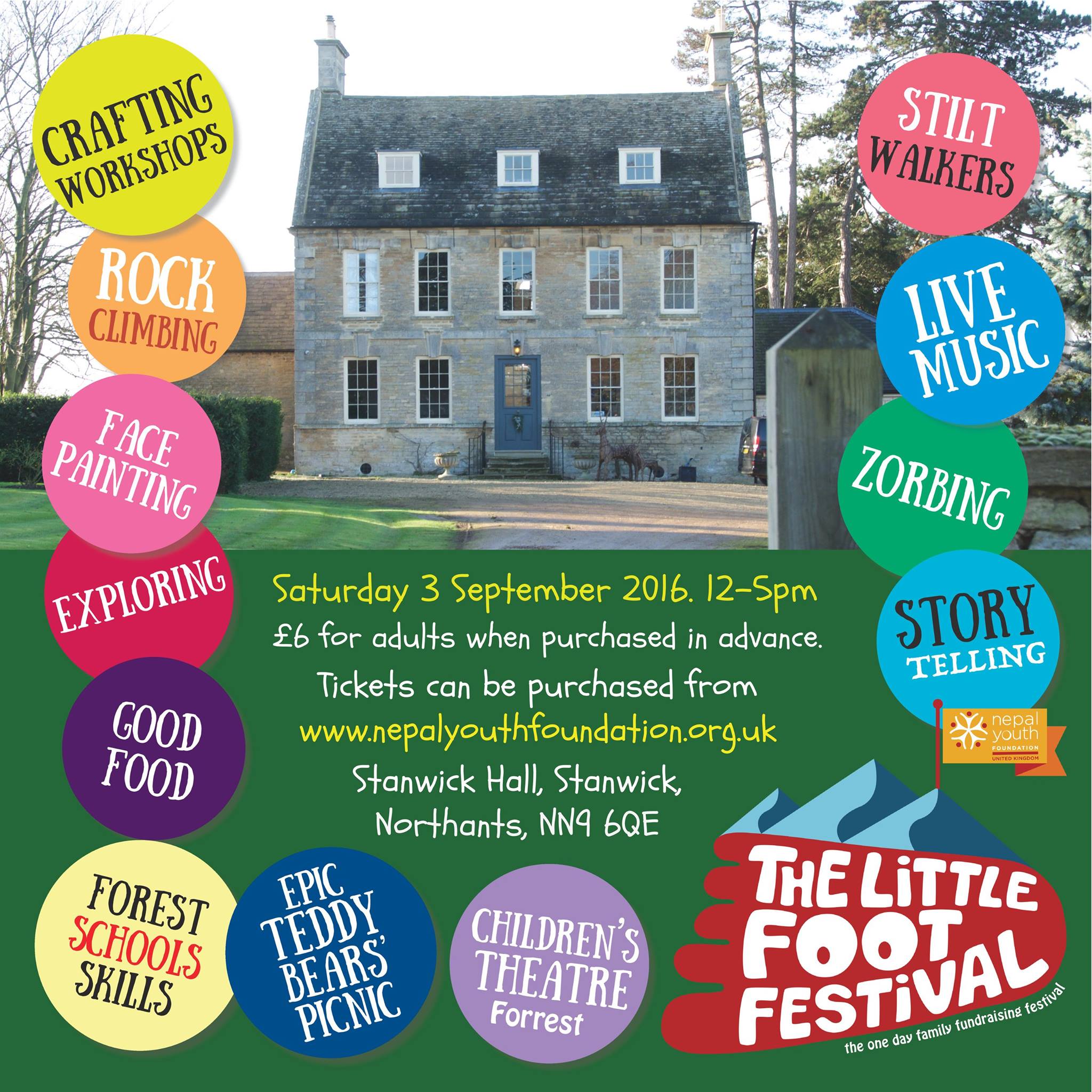 Stanwick Hall, The Little Foot Children's Festival 2017